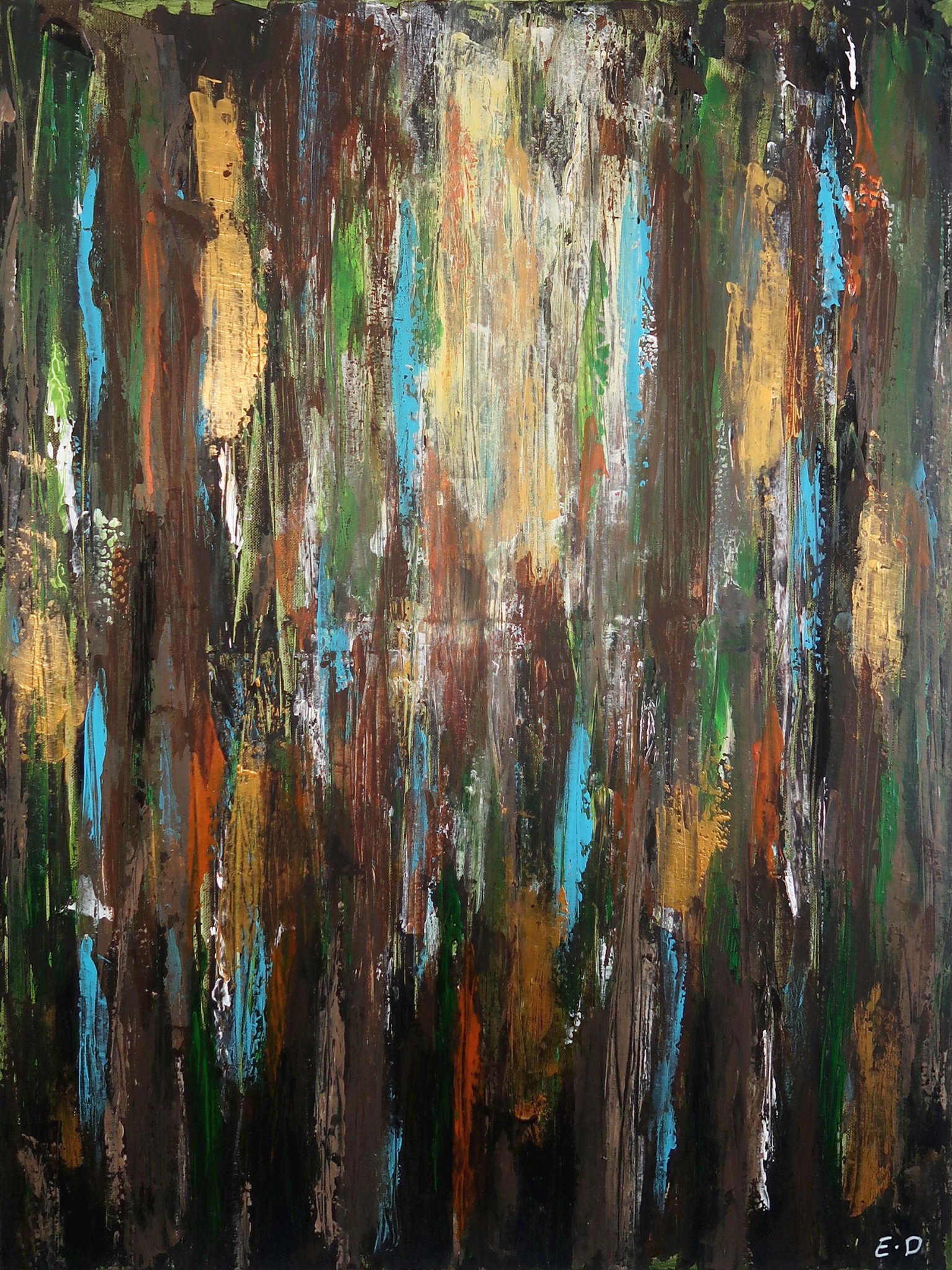 Endless Search — original acrylic painting by Eddie Davidov