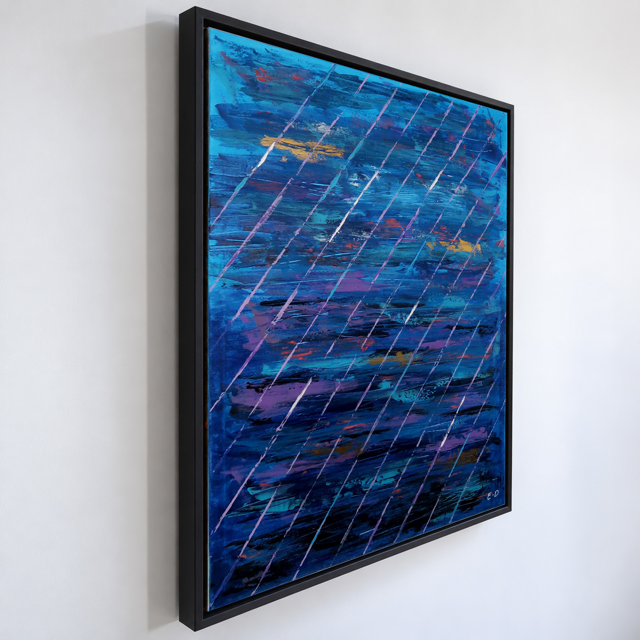 Falling Through Violet — artwork view 2