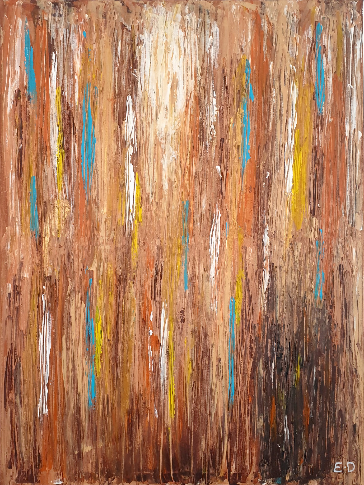 Fields of Memory — original acrylic painting by Eddie Davidov