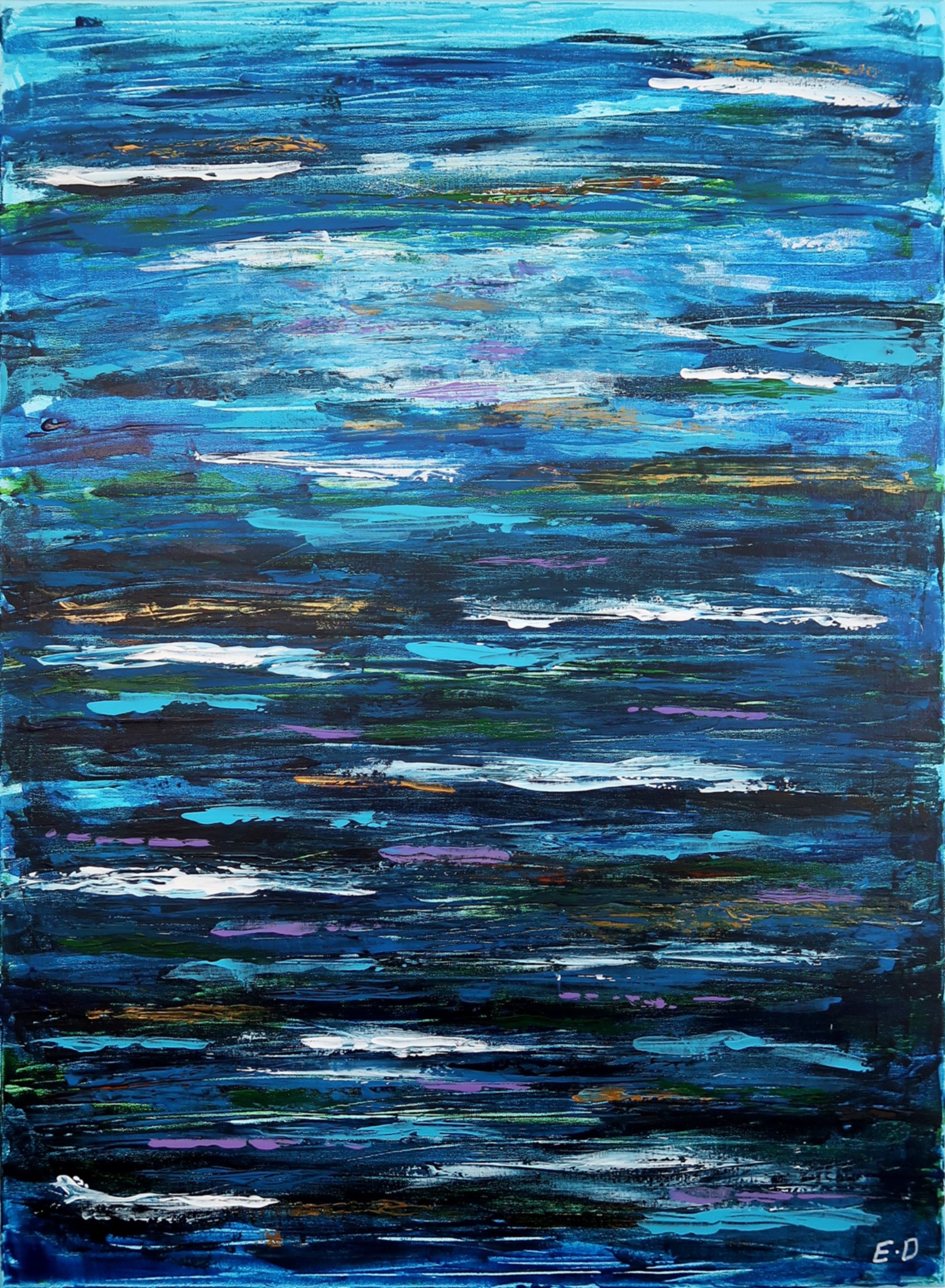 Held in Memory — original acrylic painting by Eddie Davidov
