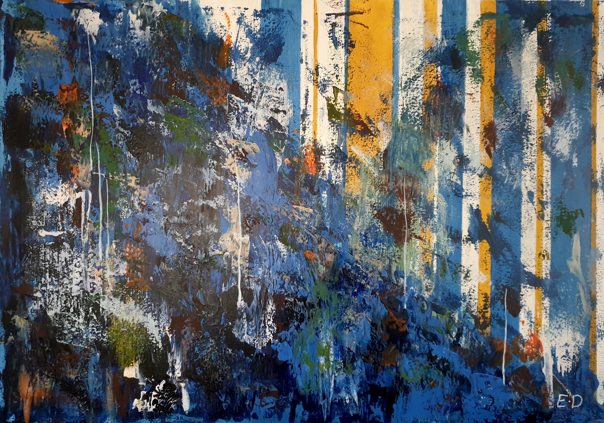 Silent Witness — original acrylic painting by Eddie Davidov
