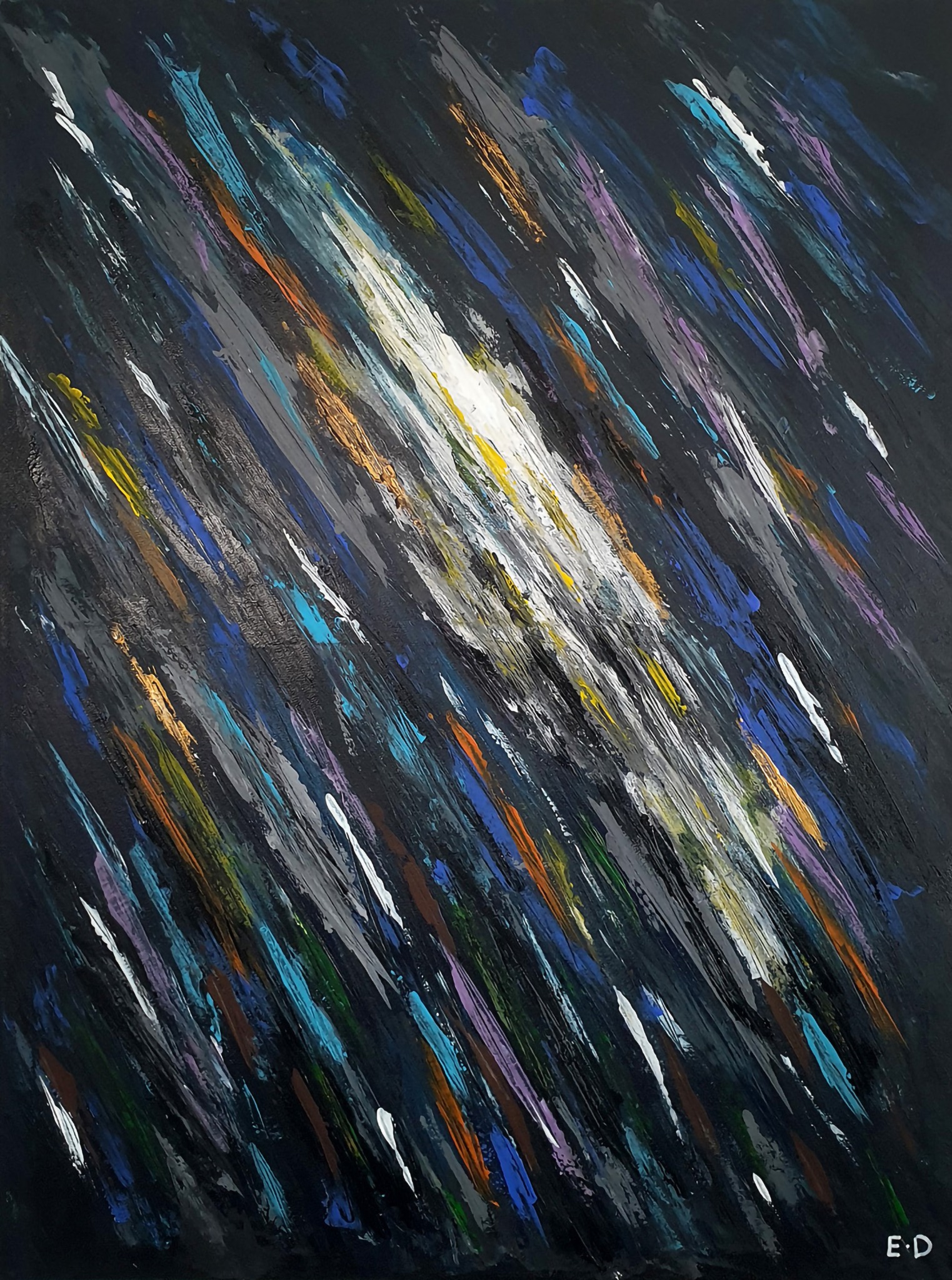 Through the Storm — original acrylic painting by Eddie Davidov